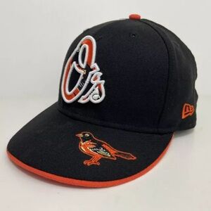 Baltimore Orioles Hat 59FIFTY New Era Fitted Size 7 1/2 SAMPLE Rare Graphic.